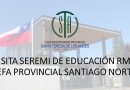 Visita de la SEREMI de Educación de la Región Metropolitana