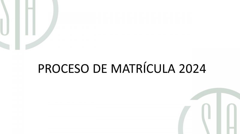 Información relevante sobre el Proceso de Matrícula 2024 – Liceo Bicentenario Provincial Santa Teresa de Los Andes – click aquí.